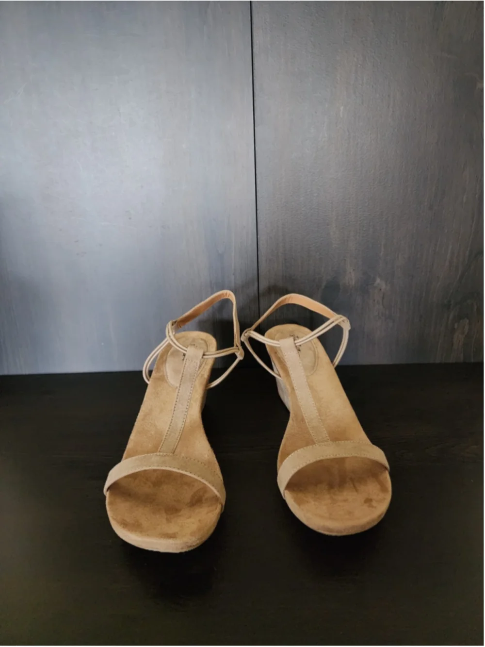 Style & Co. Women's Mulan Strappy Wedge Sandals Size 12 M Taupe